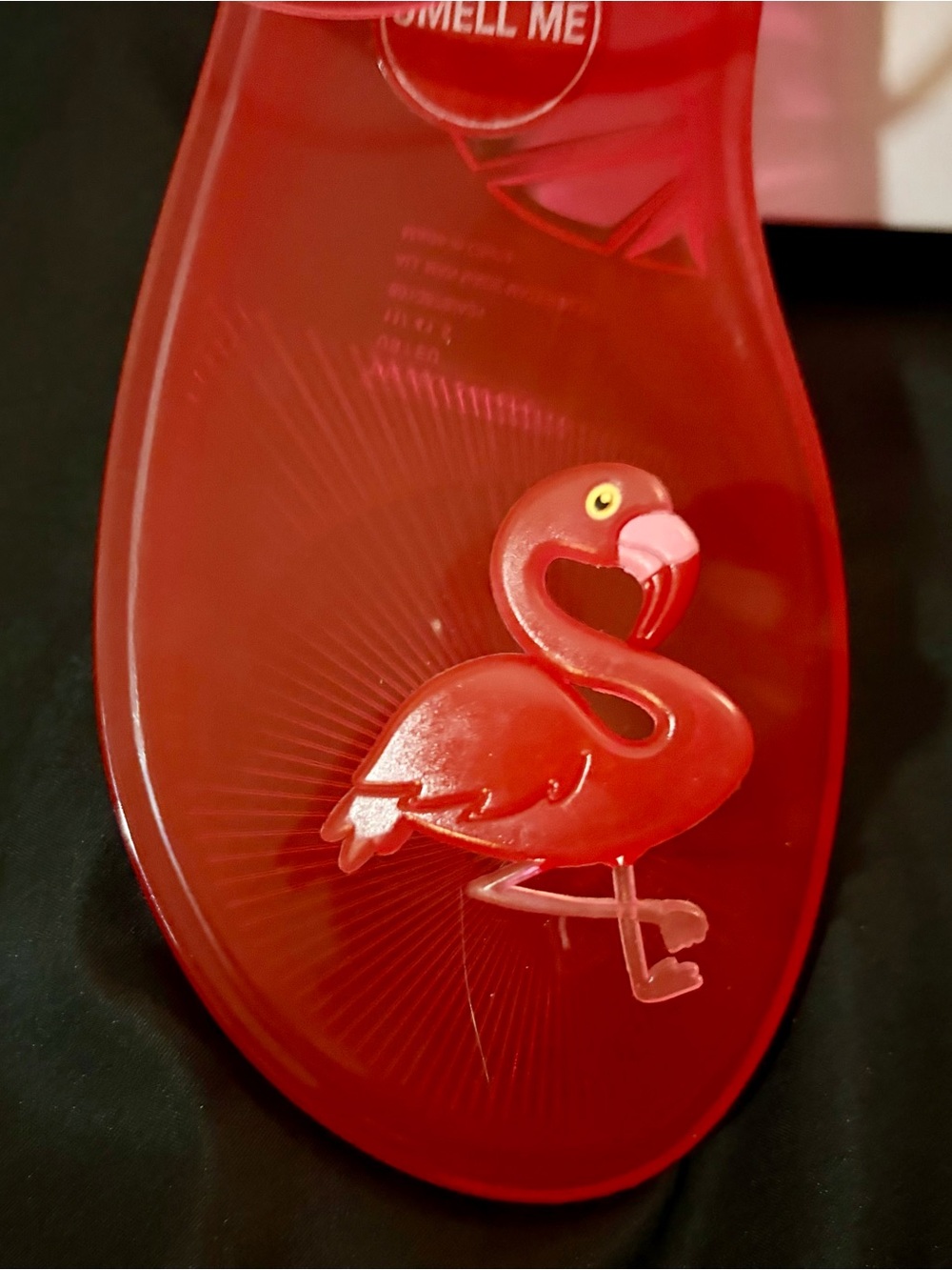 Katy Perry Bright Pink Flamingo Jelly Sandals - Picture 4 of 11